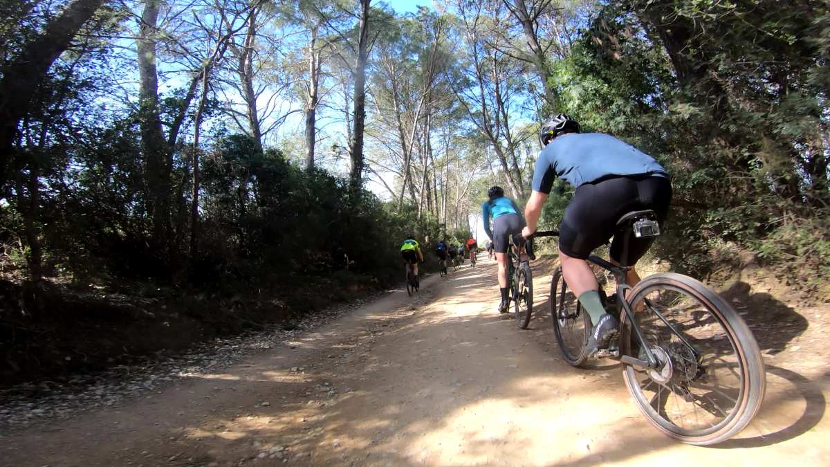 riding gravel bikes in girona spain