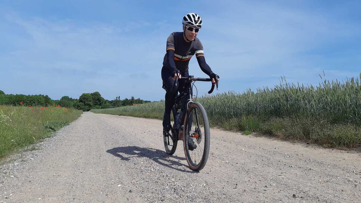 gravel cycling near the baltic sea