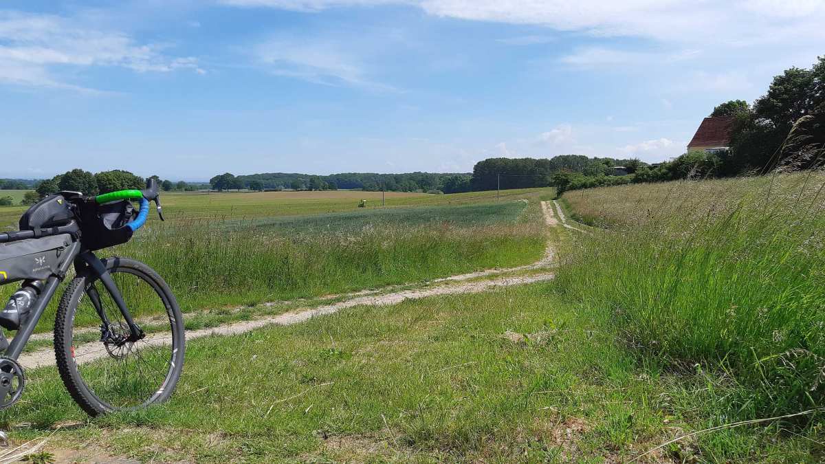 gravel cycling near the baltic sea
