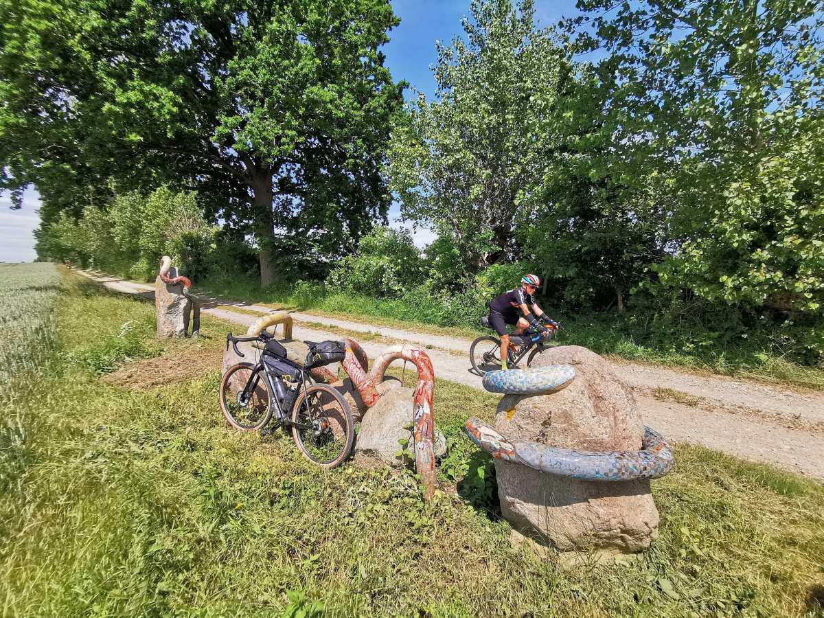 gravel cycling near the baltic sea