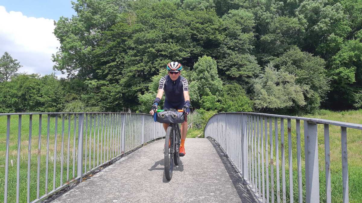gravel cycling near the baltic sea