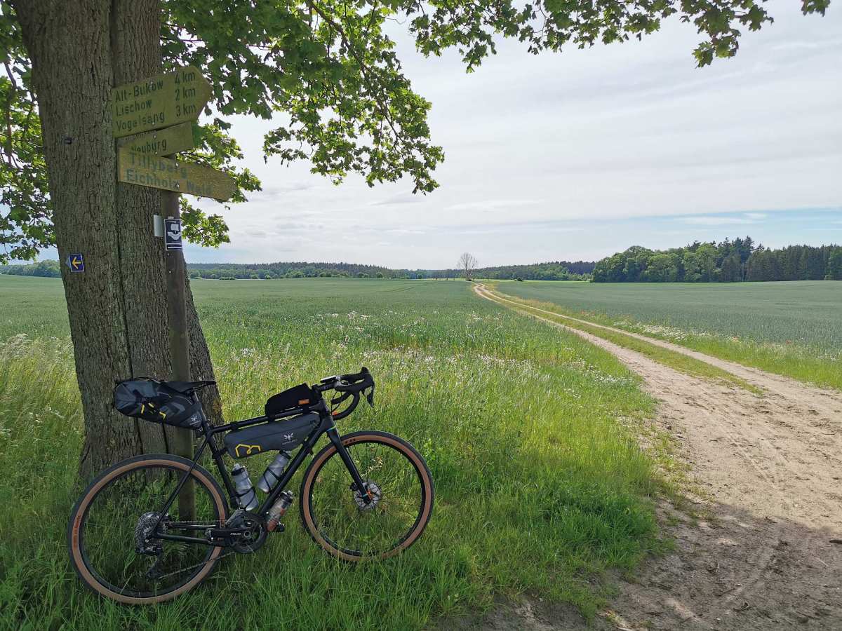 gravel cycling near the baltic sea
