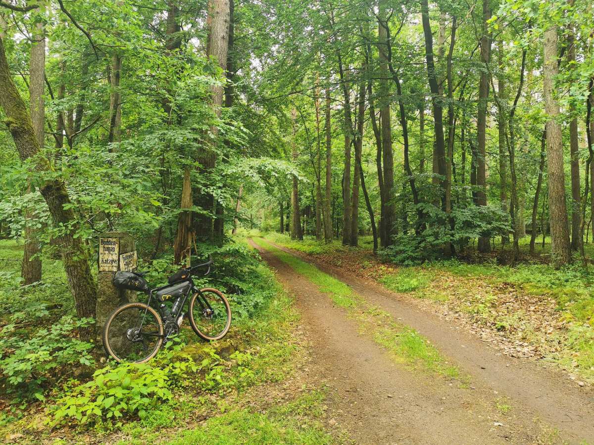gravel cycling near the baltic sea