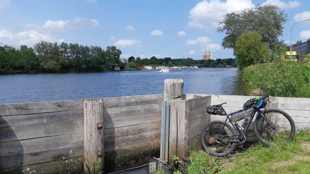 gravel cycling near the baltic sea