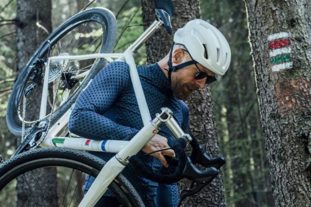 repete verne steel gravel bike with campagnolo ekar