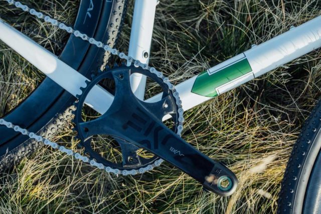 repete verne steel gravel bike with campagnolo ekar