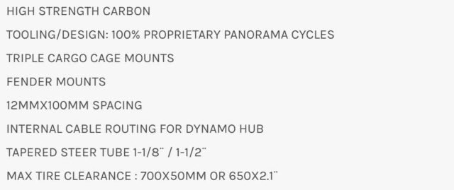 Panorama Cycles Katahdin carbon neutral gravel bike