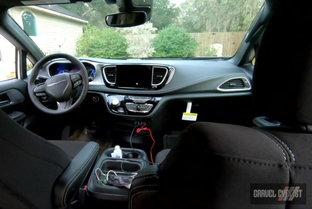 chrysler pacifica hybrid minivan for cyclists