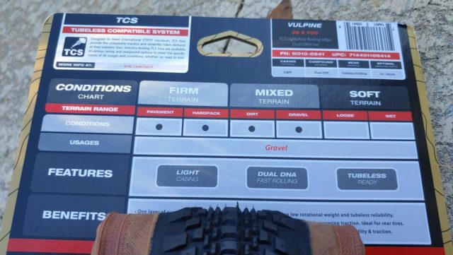 wtb vulpine gravel bike tire review