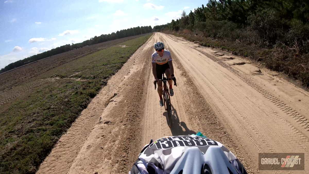 lady gravel cyclist georgia