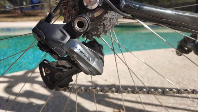 colnago c50 cyclocross bike on gravel