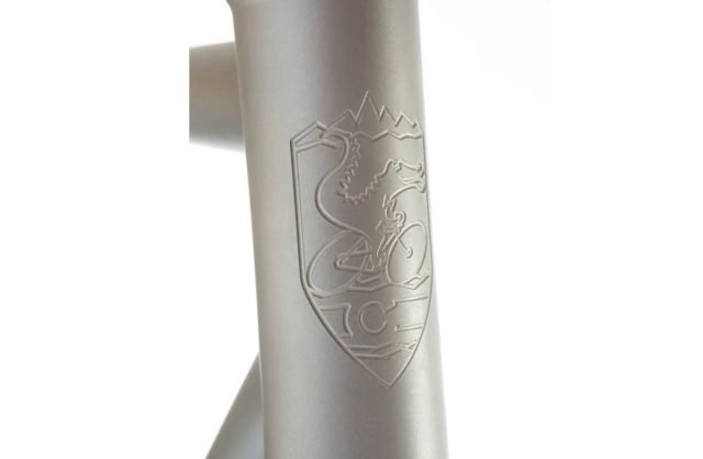 Moots engraved head tube