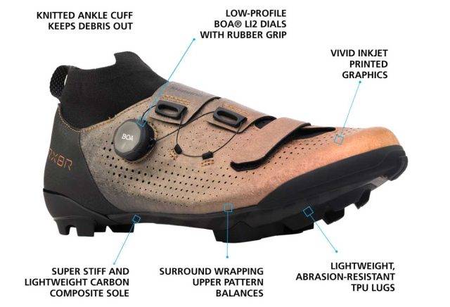 shimano rx8r gravel racing adventure shoe review