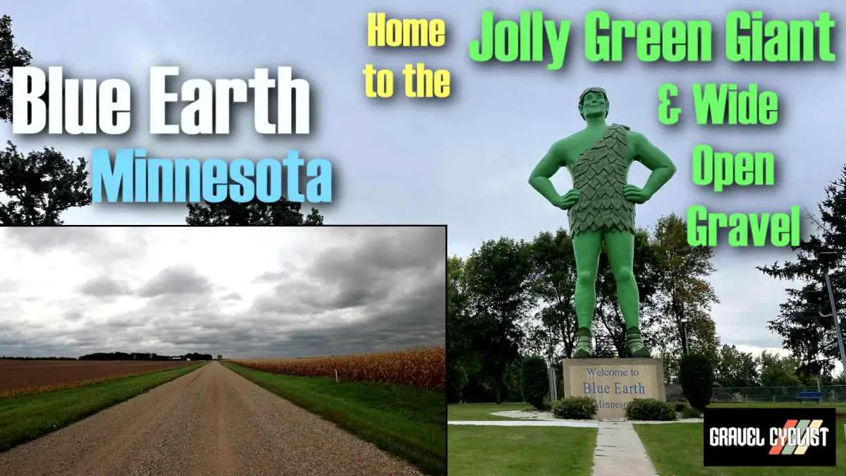 Blue Earth, Minnesota The Jolly Green Giant & Wide Open Gravel