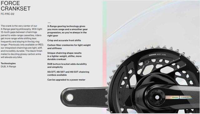 2023 sram force axs updates
