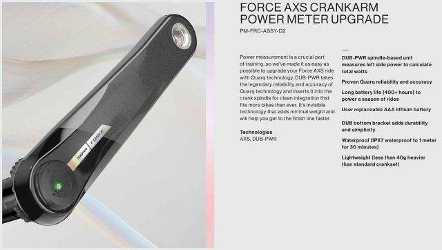2023 sram force axs updates