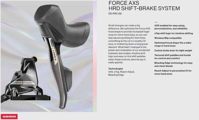 2023 sram force axs updates