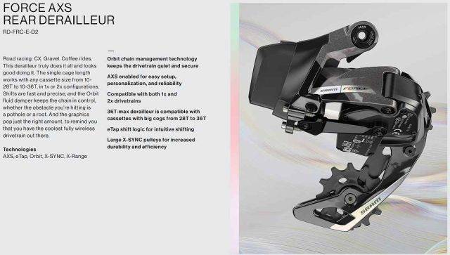 2023 sram force axs updates