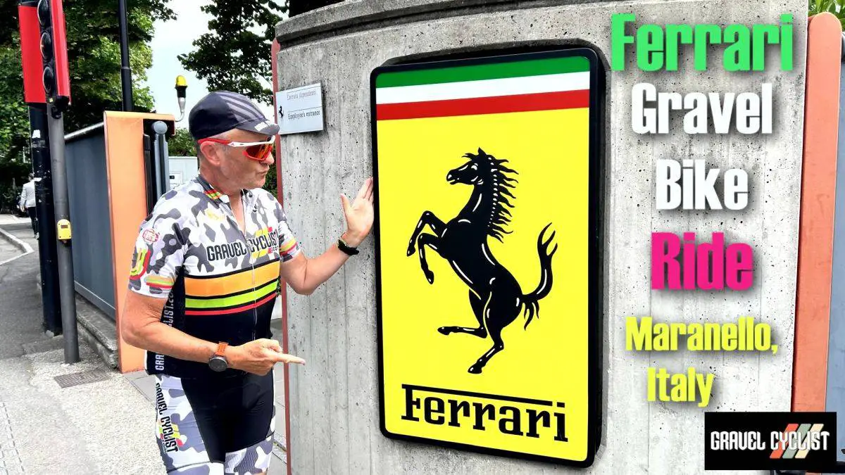 ferrari gravel bike ride maranello