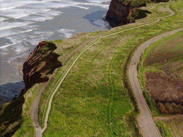 bikepacking on the yorkshire coast