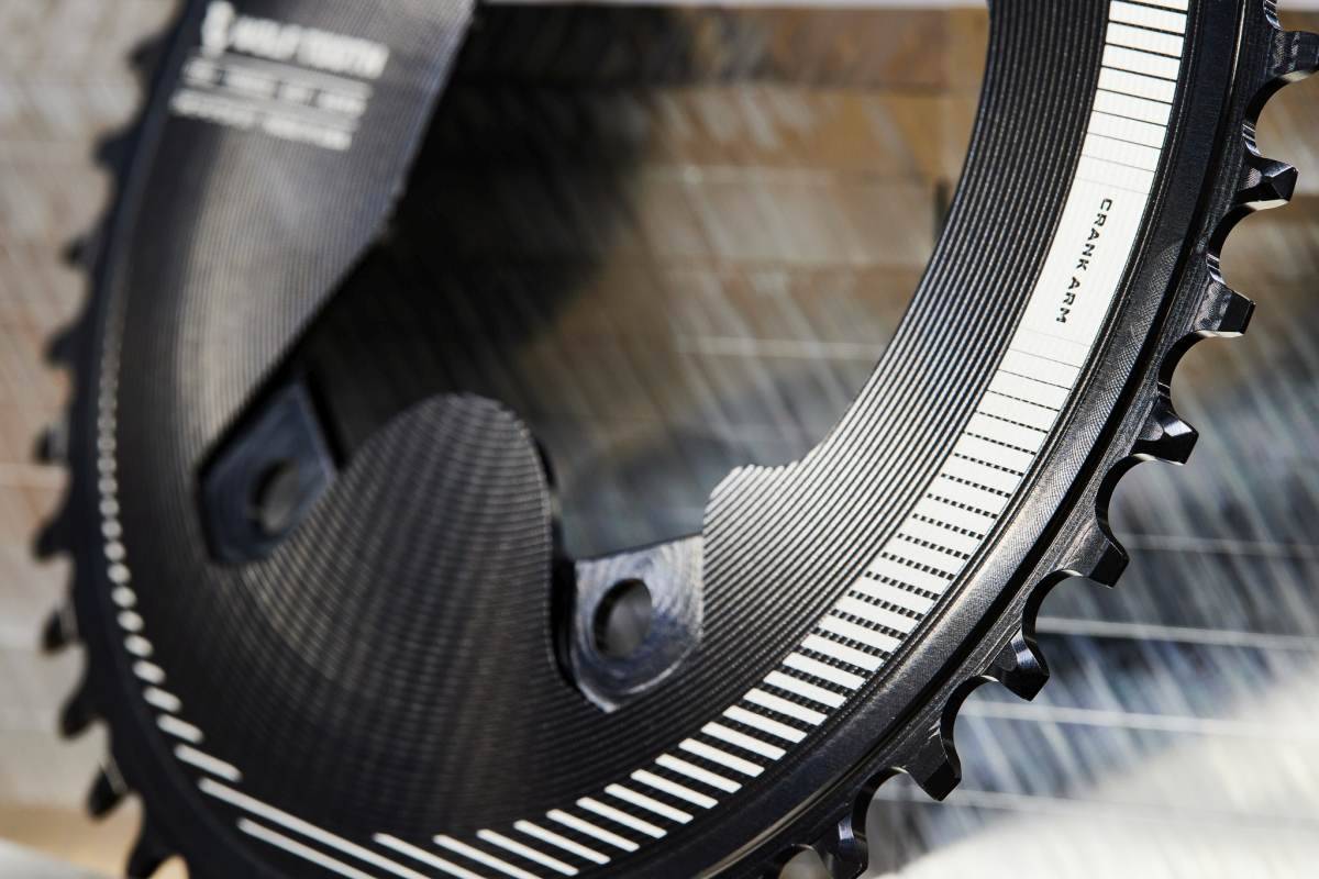 Wolf Tooth adds Aero Chainring options for Shimano GRX Cranksets