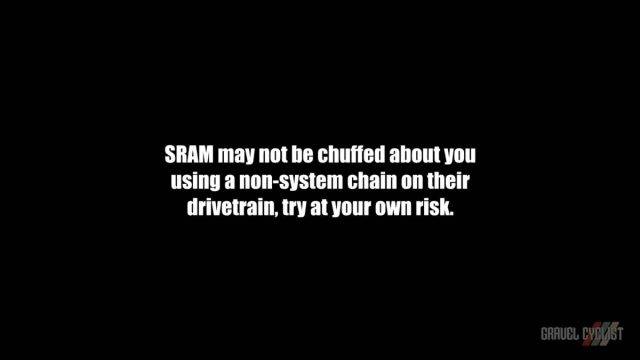 Replace SRAM Flattop Chain with KMC X12