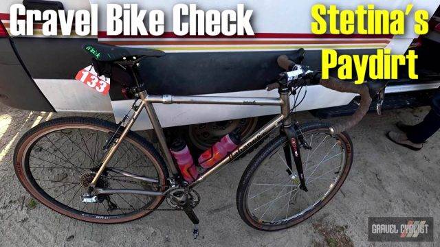 gravel bike check stetina's paydirt