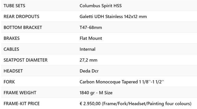 Cicli Galetti Terra Gravel bike review