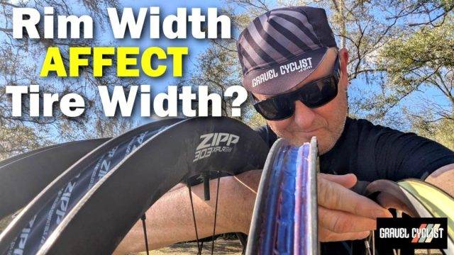 does bicycle rim width affect tire width