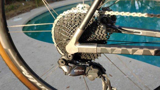 shimano grx di2 12-speed shifting big gears