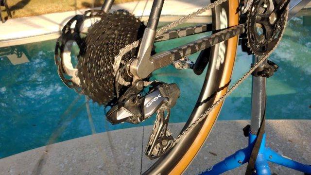 shimano grx di2 12-speed shifting big gears