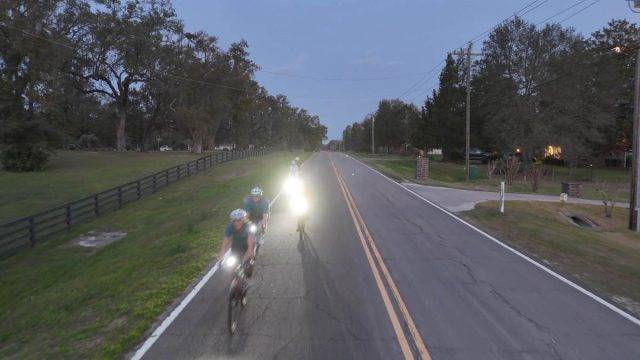 love riding gravel at night