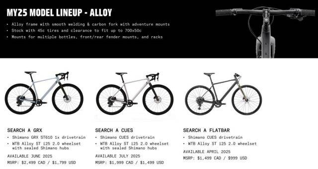 2025 norco search gravel bike