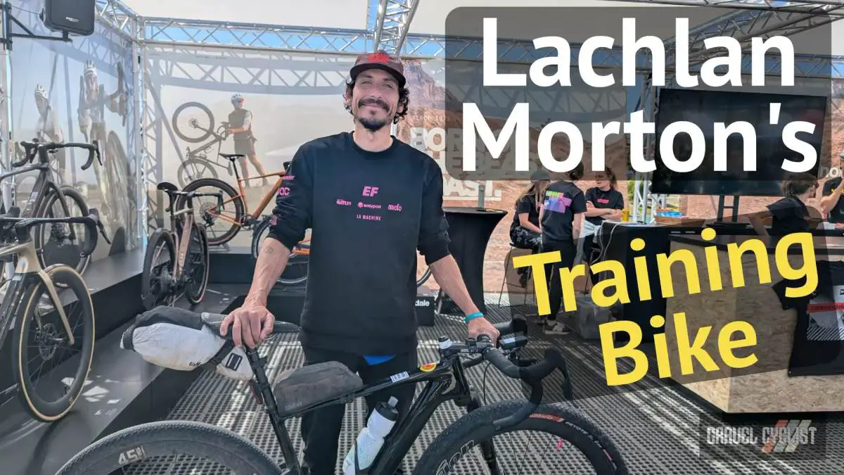 Lachlan Morton’s Training Bike: Cannondale Topstone Carbon Lefty