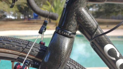 colnago c50 cyclocross bike on gravel