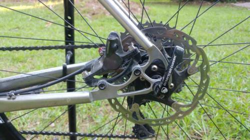 quiring cycles custom stainless steel gravel bike