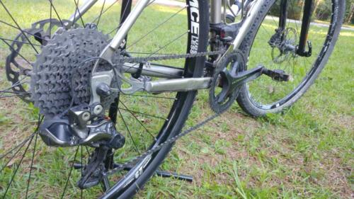 quiring cycles custom stainless steel gravel bike
