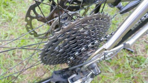 quiring cycles custom stainless steel gravel bike